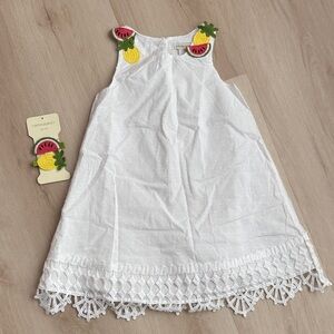 SOLD
NWOT Cynthia Rowley White Top with Fruit Embellishments